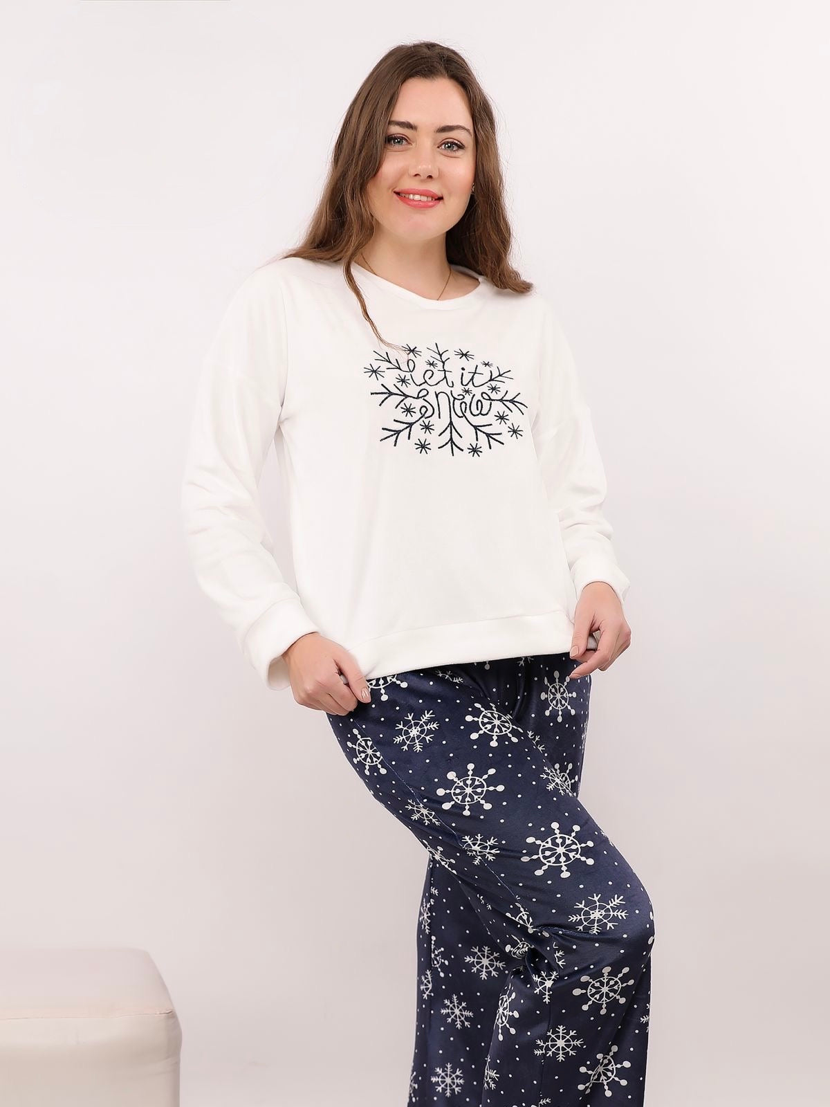 Let It Snow Pajama - Offwhite