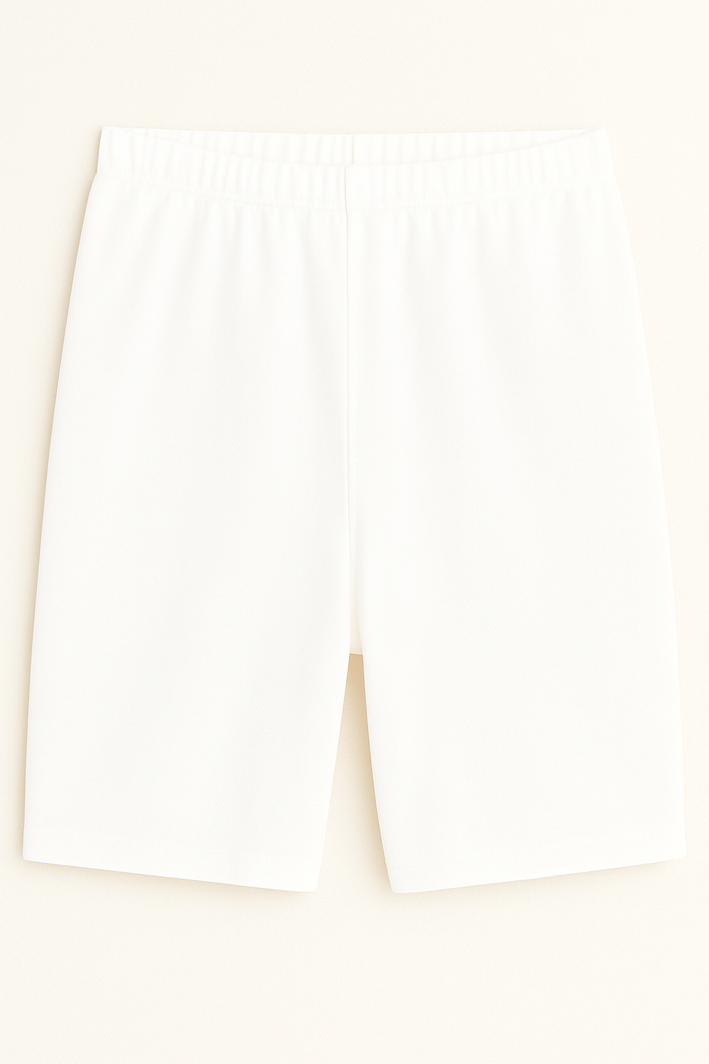 Biker Shorts - White