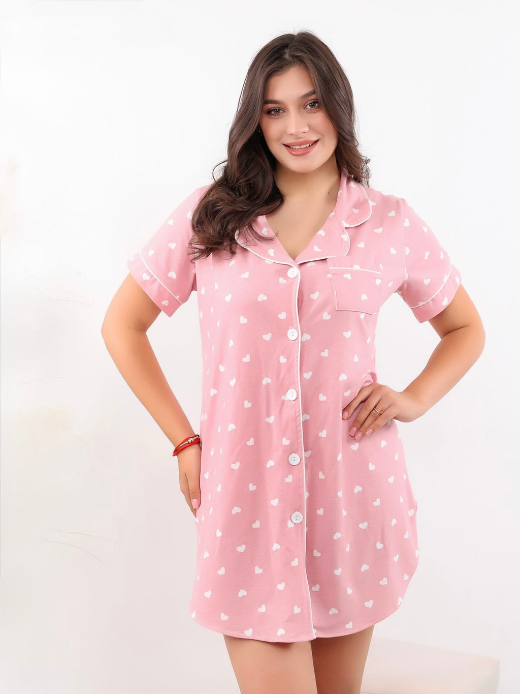 Soft Romance Nightshirt - Pink