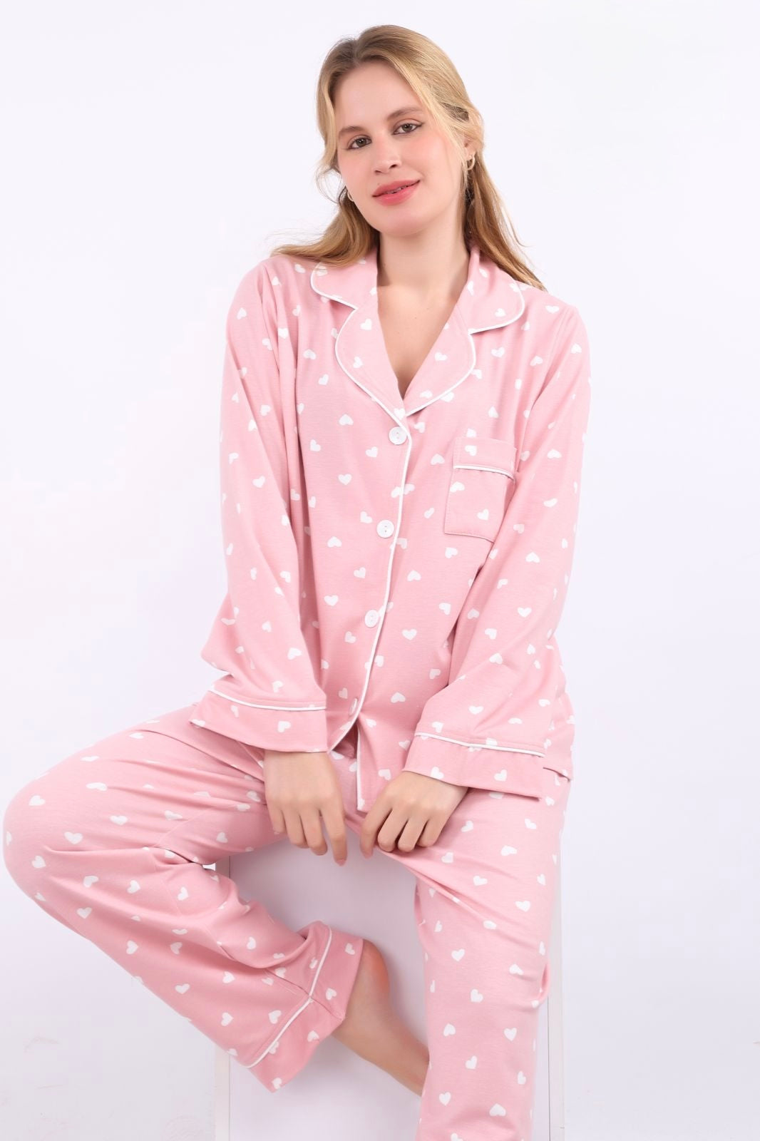 Soft Romance Pajama - Pink