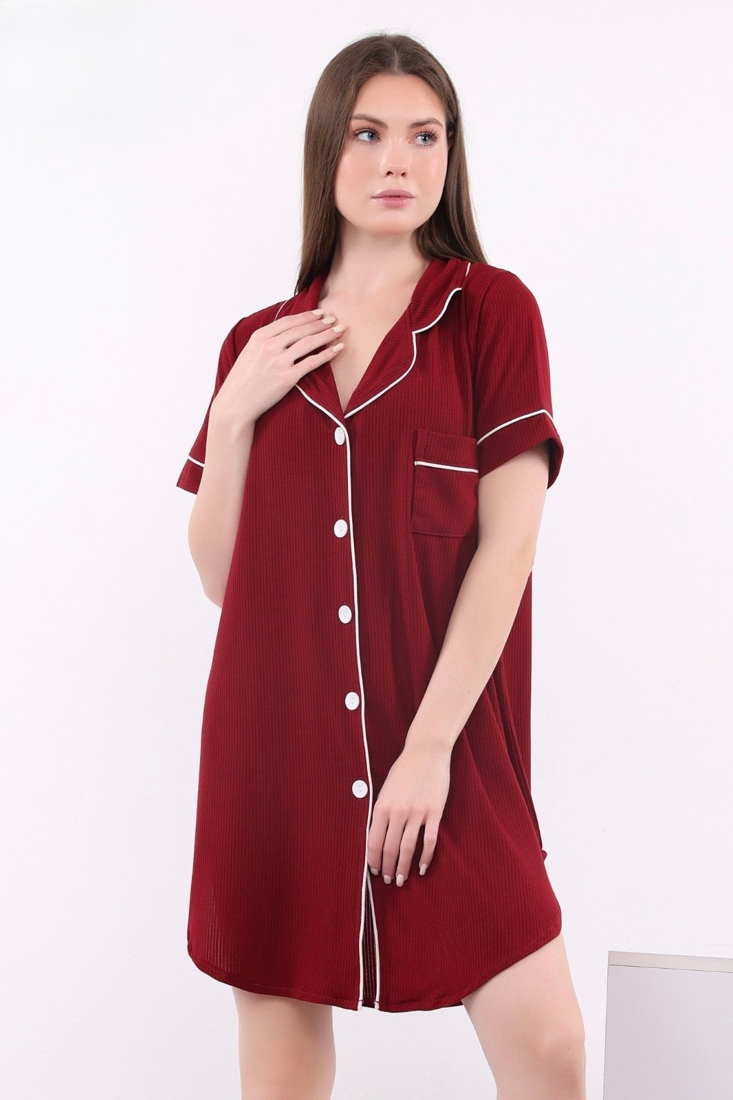 Simply Soft Nightshirt - Maroon