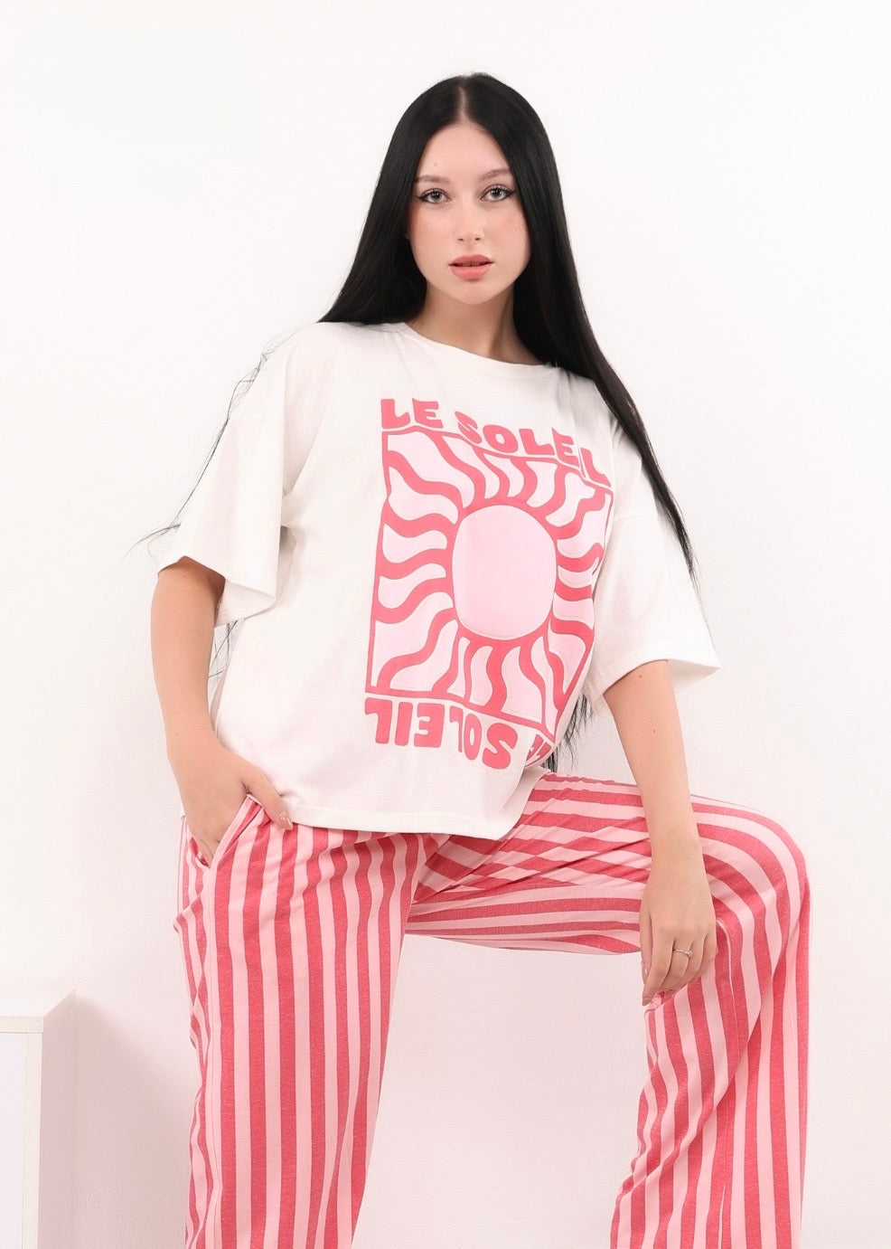 Pink Soleil Pajama - Pink