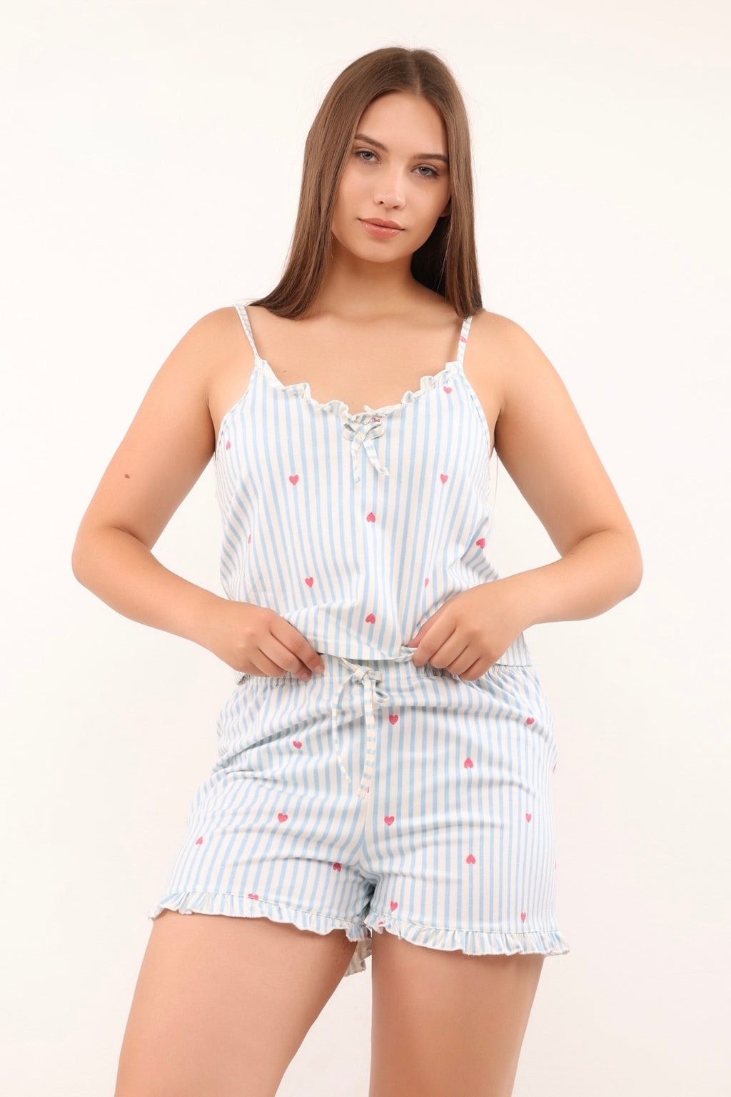 Heart Muse Pajama - Light Blue