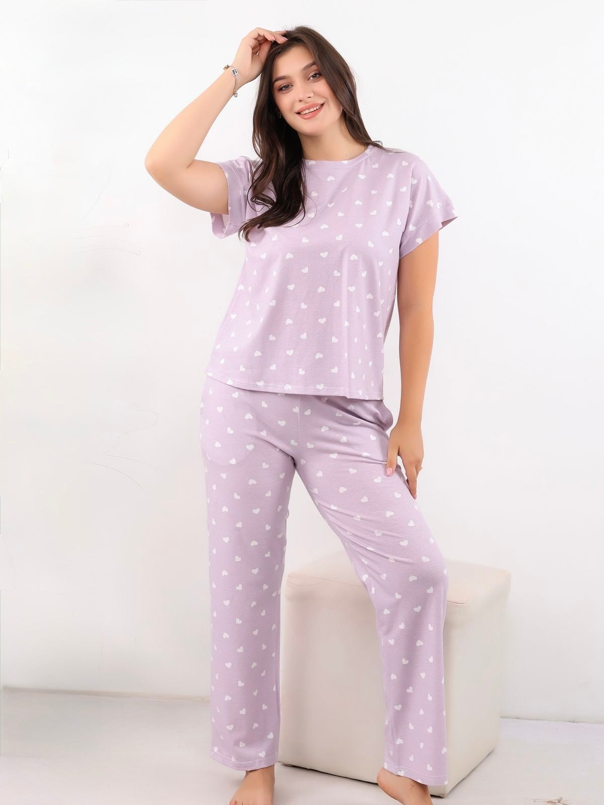 Soft Romance Pajama (Relaxed) - Lilac