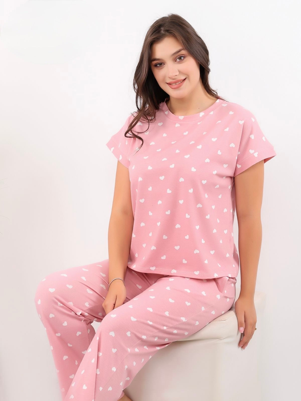 Soft Romance Pajama (Relaxed) - Pink