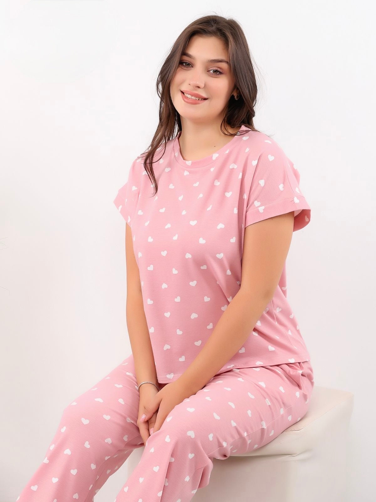 Soft Romance Pajama (Relaxed) - Pink