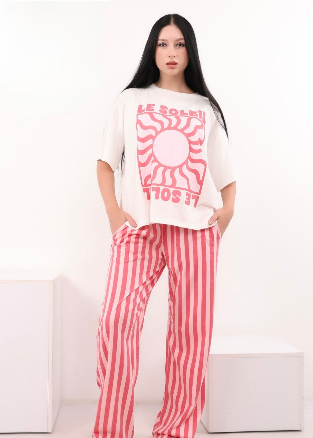 Pink Soleil Pajama - Pink