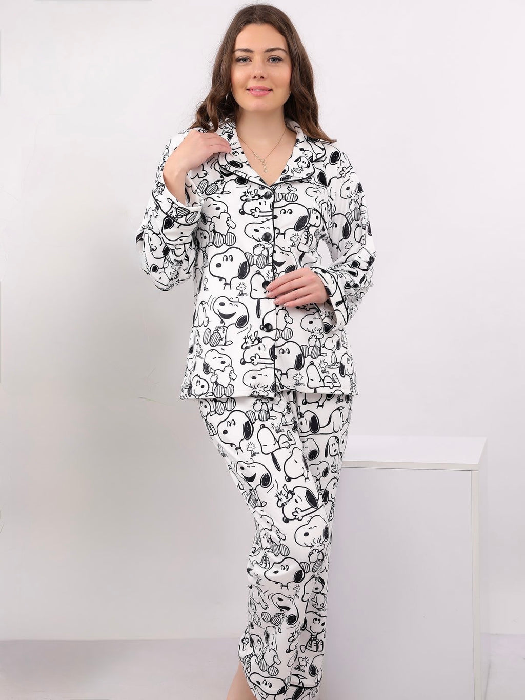 Snoopy Classic Pajama - White