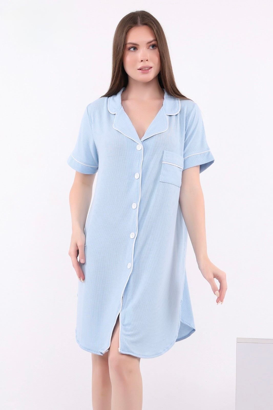 Simply Soft Nightshirt - Light blue