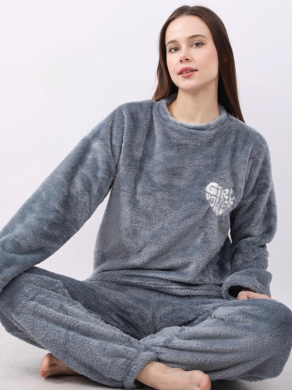Girl Power Pajama - Grey