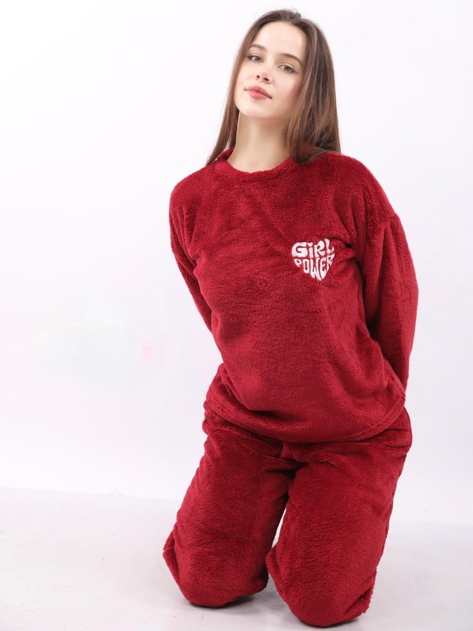 Girl Power Pajama - Maroon