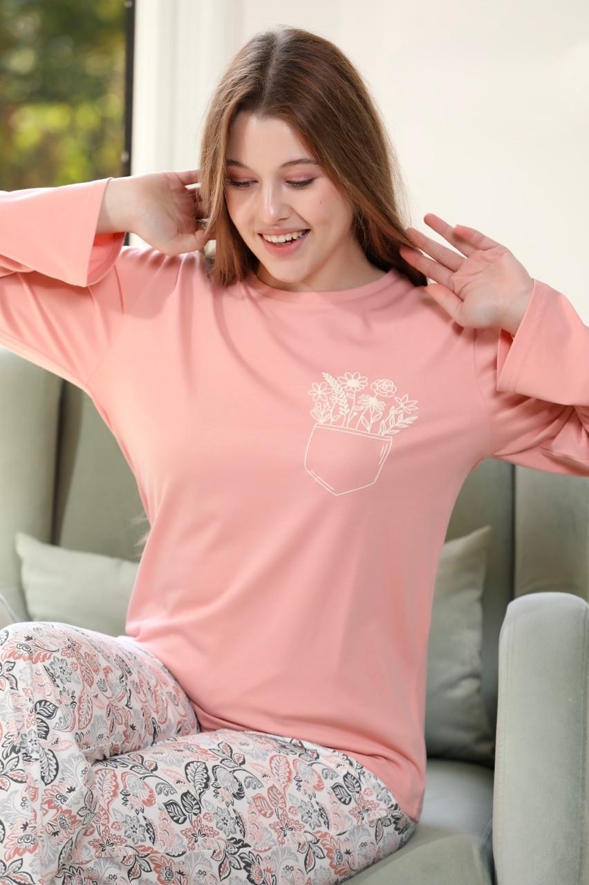Petal Pocket Pajama - Pink