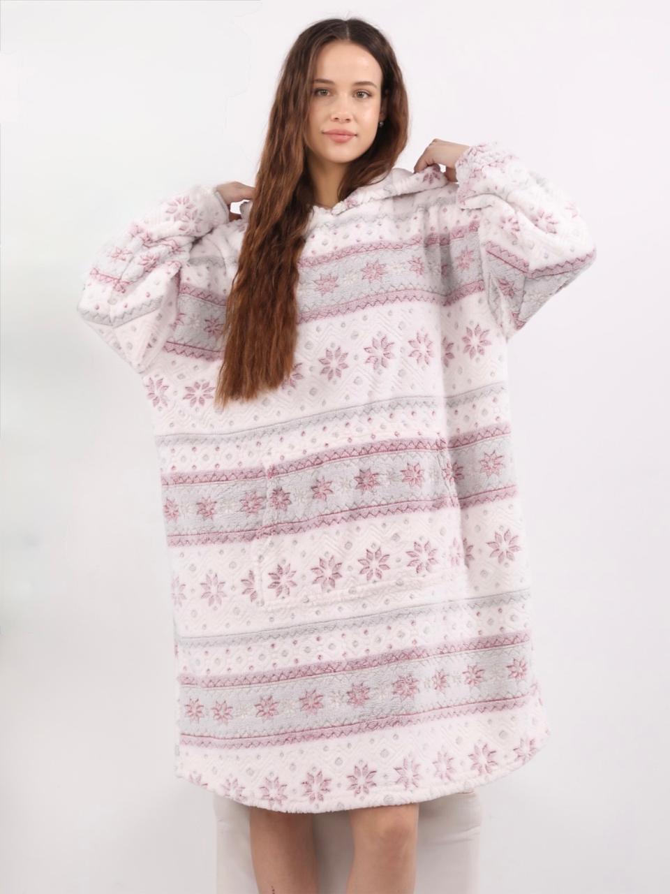 Snowy Blanket Hoodie - Cashmere