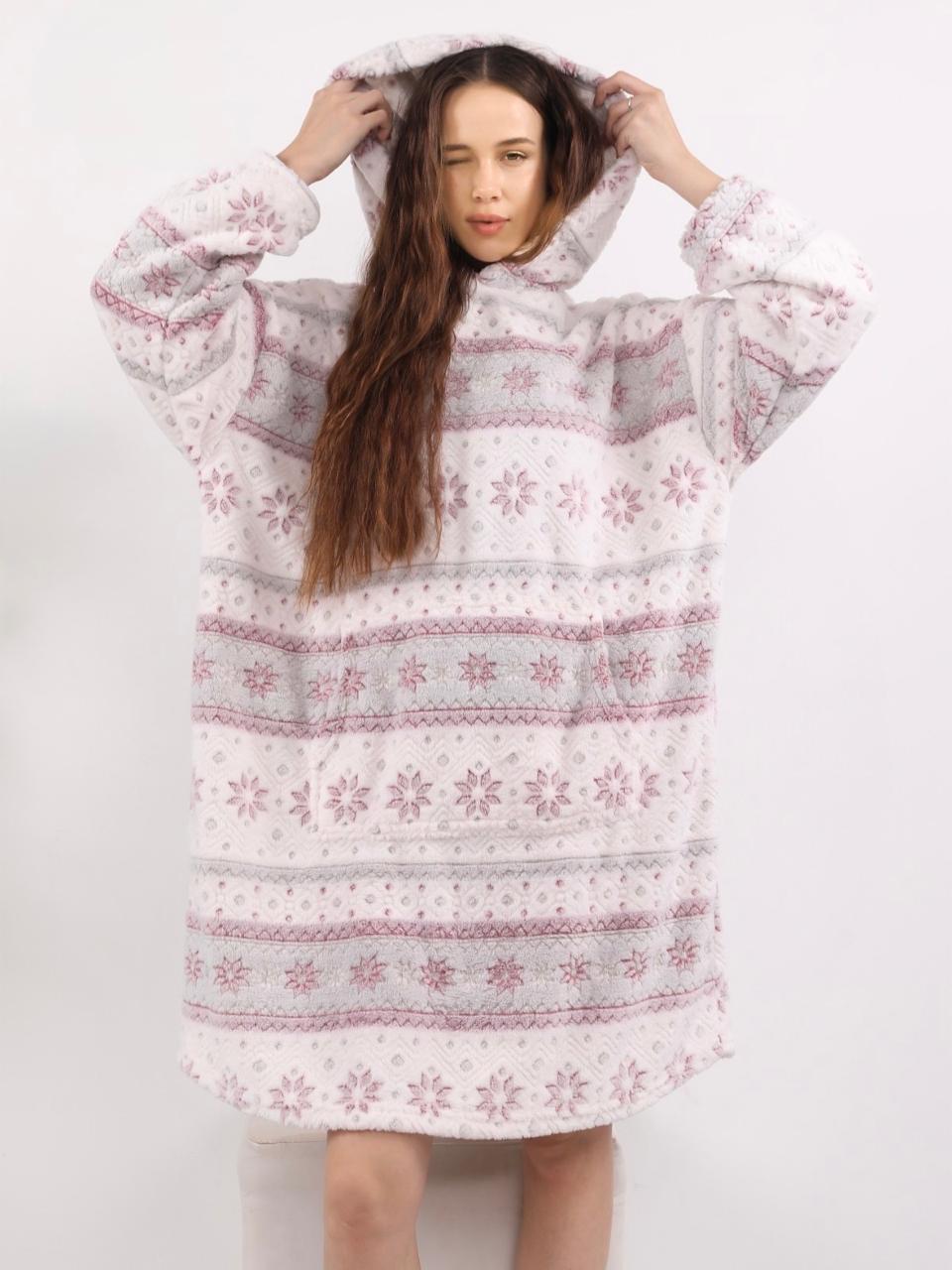 Snowy Blanket Hoodie - Cashmere