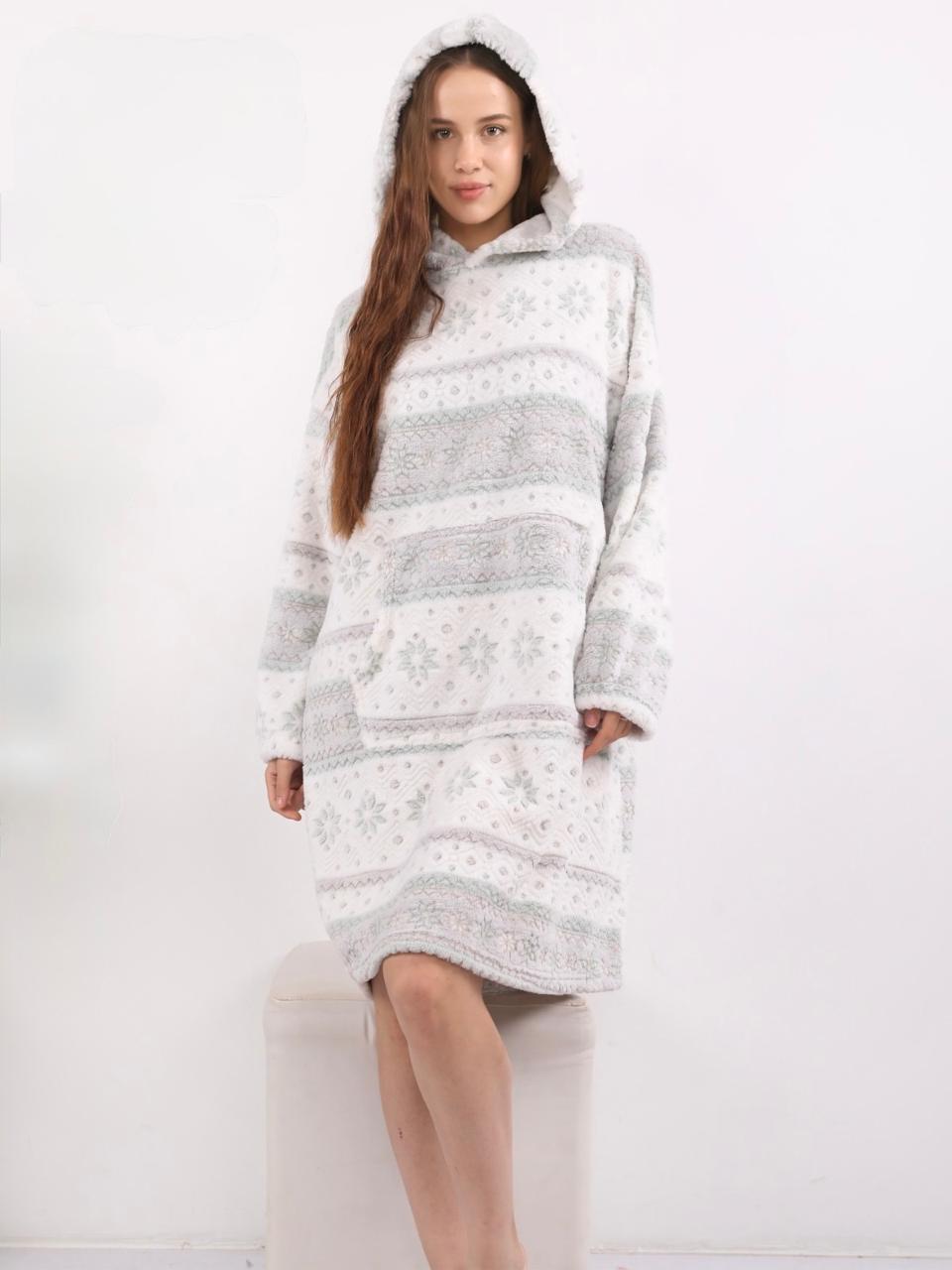 Snowy Blanket Hoodie - Mint green