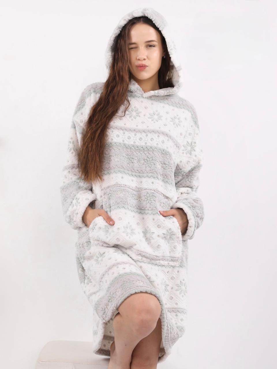 Snowy Blanket Hoodie - Mint green
