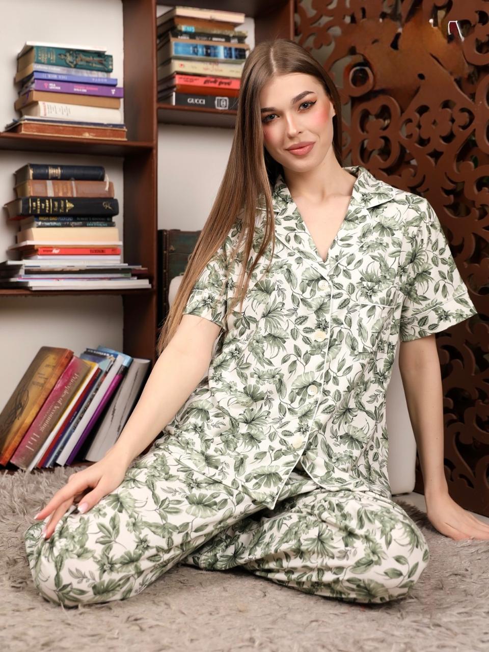 The Floral Pajama - Green