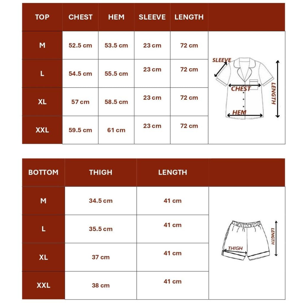 Timeless Leaves Pajama - Light blue