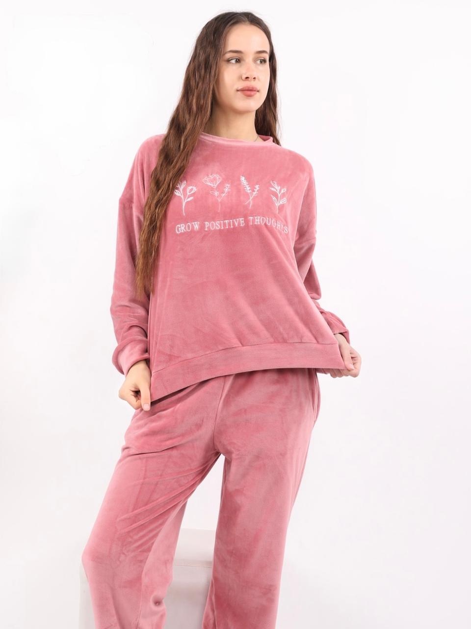 Velvet Petals Pajama - Cashemere